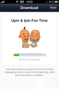 Download stickers with Malaysia VPN